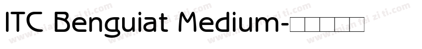 ITC Benguiat Medium字体转换